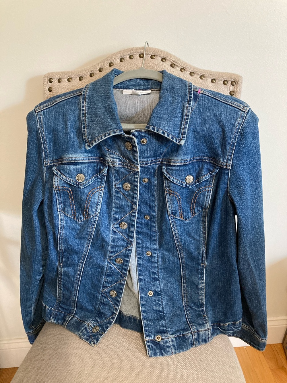 dressbarn Denim Jacket in Blue